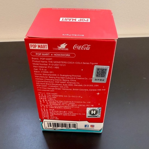 Pop Mart Labubu Coca-Cola Coke - Picture 2 of 3